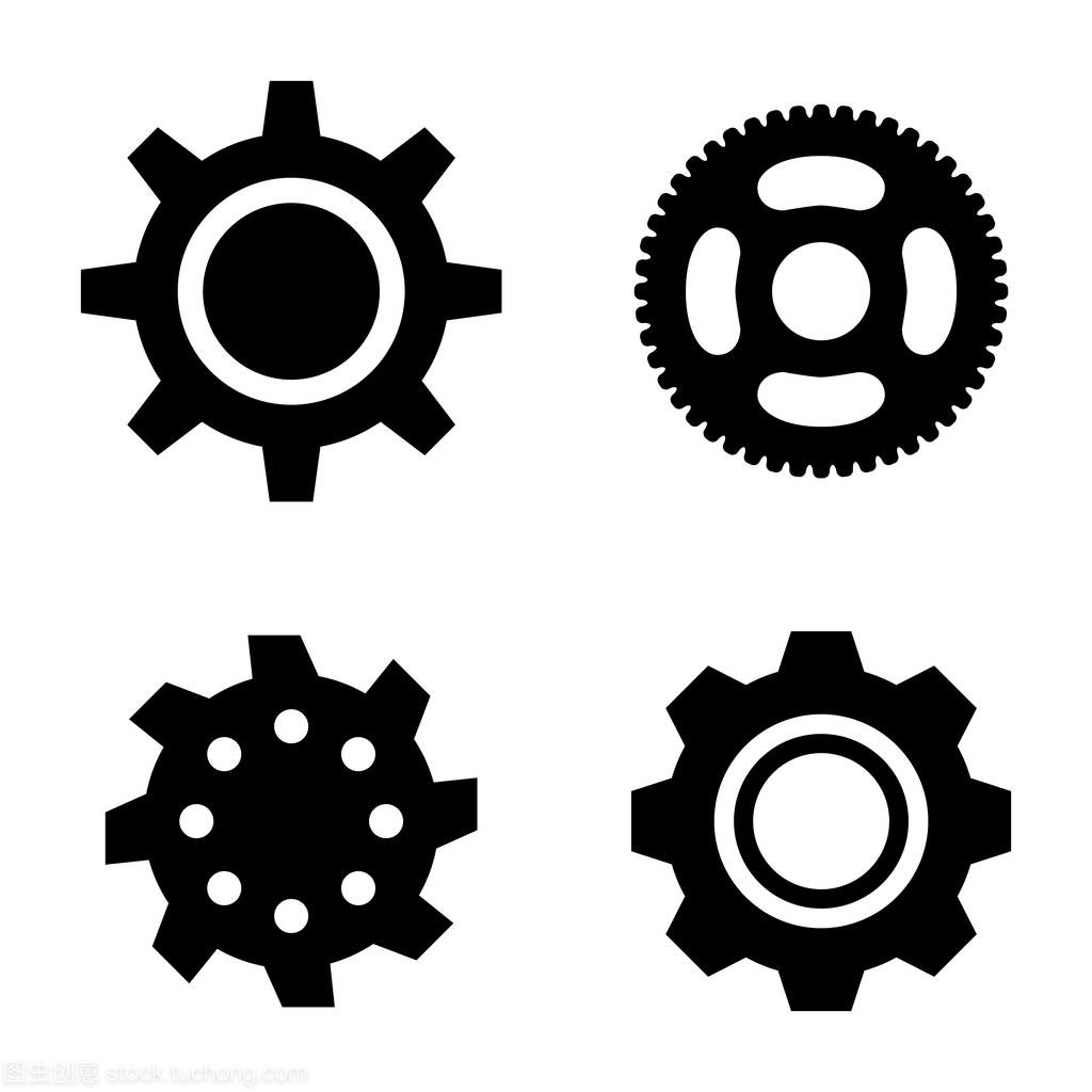 齿轮图标矢量图的设计与意义